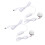 2Pcs USB Dimmable Mini Spotlights 5V Aluminum, 6.6ft Cable 1
