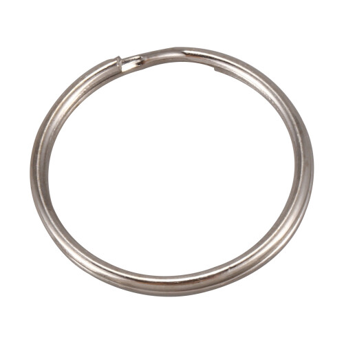 120 Pcs 20mm Outside Dia Universal Split Key Rings Keychain Holders 2