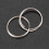 120 Pcs 20mm Outside Dia Universal Split Key Rings Keychain Holders 7