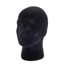 4X Male Foam Mannequin Manikin Model Wigs Glasses Cap Display Stand Black