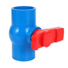5Pcs 40mm x 40mm Slip Full Port Red Handle Lever U-PVC Valve