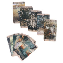 Hologramm-Papier Tarot Wahrsagekarten - 10,3x6,2cm, Englisch