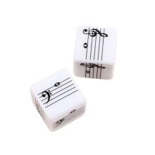 2 Stück Musikstab-Würfel, Spielzeug-Musikwürfel, die Kinder in