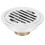 Copper Round Insectproof Floor Drain - Silver, 10x10cm 1