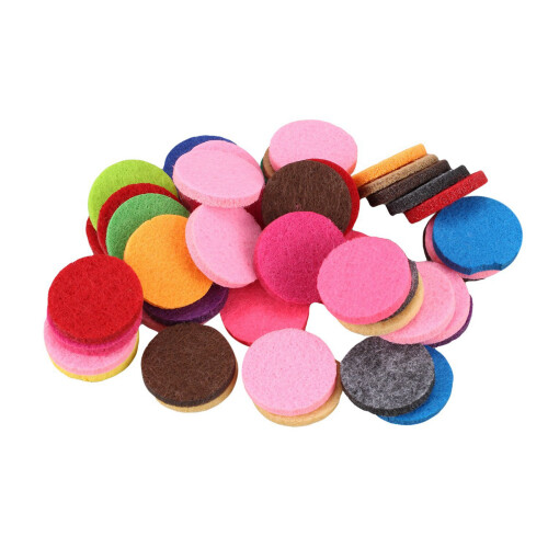 Washable Refill Pads  Pads Diameter 22mm for Car Essential oil diffuser locket [96 Pcs] 1