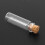 40Pcs 11X32Mm Tiny  Empty Clear Cork Glass Bottles Vials 2Ml 5