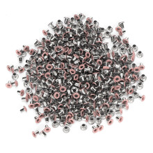 500Pcs Brass Eyelets 2mm Inner Hole Colorful Grommets Kit for DIY Crafts