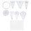 10 Stück Quilting-Lineale – transparentes Acryl-Set 2