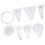 10 Stück Quilting-Lineale – transparentes Acryl-Set 15