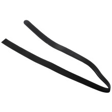3X Luxury Men's Leather Automatic Ribbon Waist Strap Belt Without Buckle Black