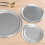 Pizza Pan/Bricka, Smal Kant, Aluminium, 8 Tum 4