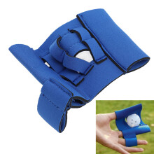 Finger Web Training Glove Polyester Fiber Blue for Baseball, Softball & Tennis