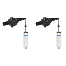 2X Watertoren Automatische Waterafvoer en Stop Water Hoog en Laag Waterpeil Aanpassing Waterpomp Vlotterklep (DN25)