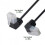 CY εξαιρετικά λεπτό καλώδιο Cat6 Ethernet RJ45Up με γωνία 25cm UTP καλώδιο δικτύου Patch Cord 90 4