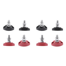 8Pcs  12V Bus Bar Terminal Block - 1/4 Inch 6mm Positive Insulated Single Stud Power and Ground Junction Post