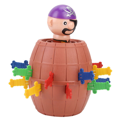 Classic Pirate Jumping Game Barrel