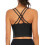 Γυναικείο Αθλητικό Σουτιέν Cami Tank Top με Ενίσχυση, Ασύρματο, Σταυρωτό, Πλάτη, Γιόγκα, 6