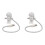 2X LED USB Night Light Astronaut Shape Lighting Adjustable Foldable for Computer PC Laptop Novelty Spaceman Lamp 1