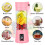Blender électrique 380 ml, rose 2