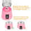 Mini Juicer Cup 380ML Portable Personal Blender with 6 8