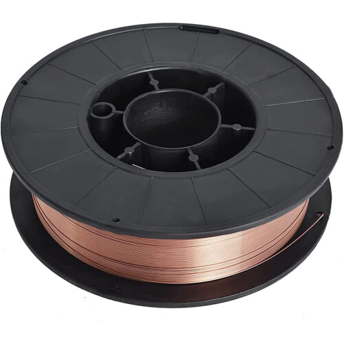 Carretel de 1/2" de arame de solda MIG ER70S-6 em aço macio, 0,030 polegadas (0,8 mm) 2