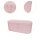 Étui rigide pour sèche-cheveux en cuir PU, portable et compact, rose 6