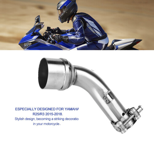 Exhaust Middle Pipe Adaptor for R25 R3  Motorcycle MidPipe Connection 1