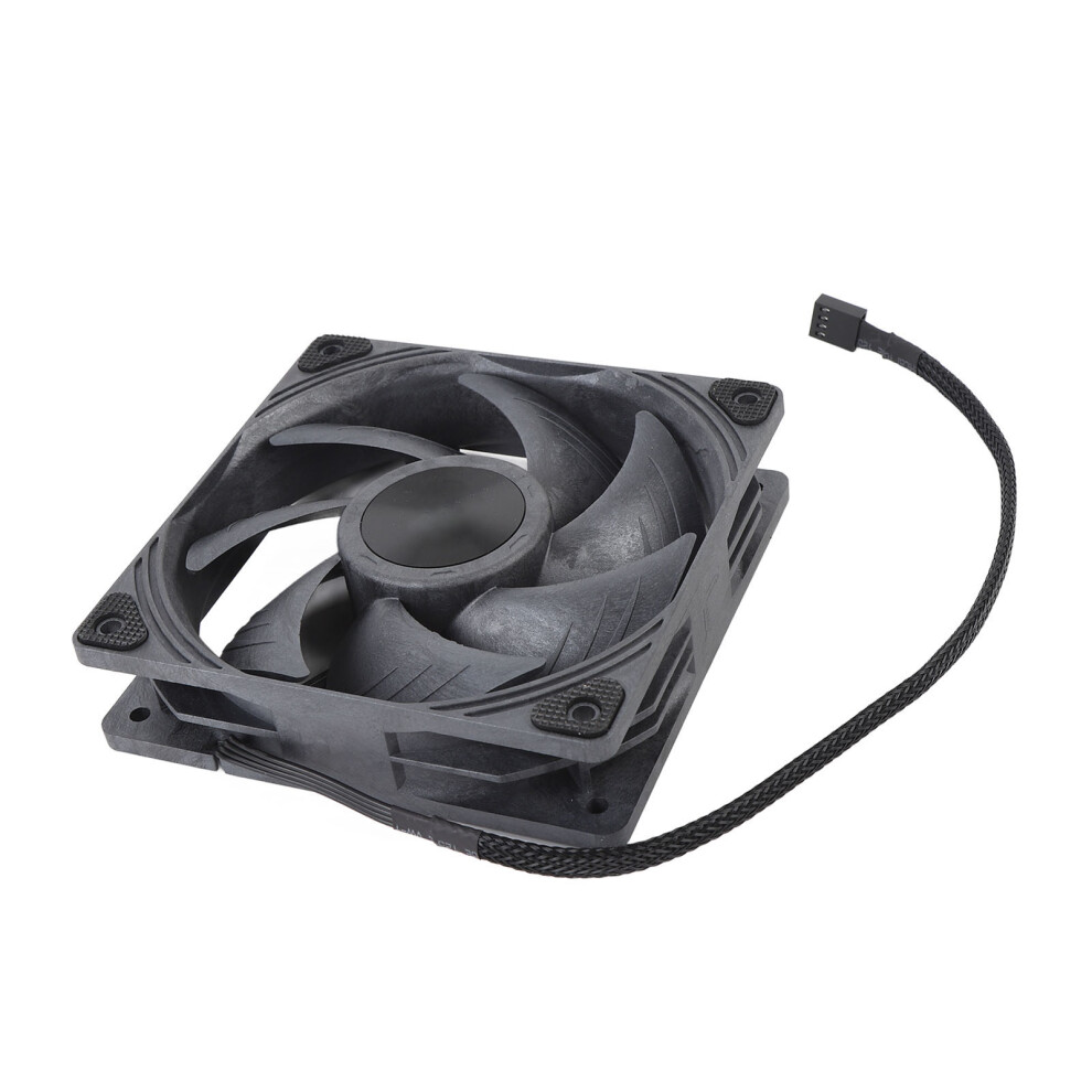 120Mm Pwm Case Fan 3000Rpm Double Ball Bearing 43.6Dba Black 3641391073494
