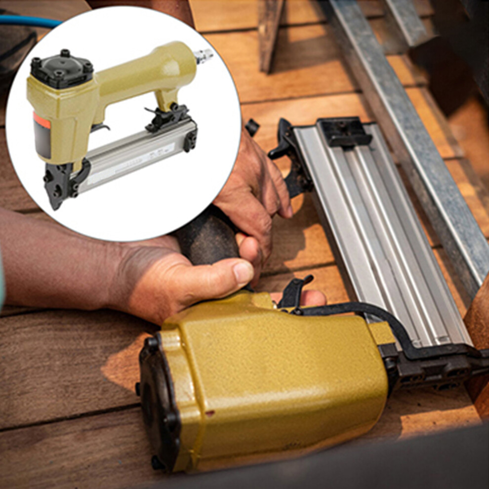 Pneumatic Staple Gun Carpentry Air Pin Nailer Project Woodworking 10-25Mm 9341391598280