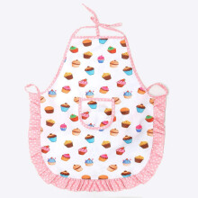 8Pcs Kids Cooking and Baking Set Includes Apron for Little Girls, Chef Hat, for Toddler Dress