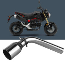 Motorcycle Exhaust MidPipe for MSX125 2013-2015 Stainless Steel Silver