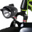 Vintage LED Bicycle Front Headlight with Visor - Metal, Bright Night Light 8