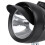Vintage LED Bicycle Front Headlight with Visor - Metal, Bright Night Light 12