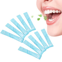 10 Stück Bio-Mundspülbeutel 11ml, Frischer Atem Zahnpflege