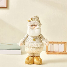 3X Santa Christmas Dolls Standing Figurines for Christmas Window Decoration Christmas Santa Dolls C