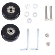 50 X 18 mm Set mit 4 Ersatzrädern für Gepäck, Koffer, PU-Lenkrollen, Kohlenstoffstahllager, Reparatursätze