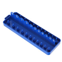 1/4in Socket Rail Hanger Storage Polypropylene Case Insert for Tools