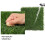 4Pcs Interlocking Square Artificial Grass Mat Grass-Green 2
