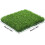 Carreaux de sol en herbe verte à emboîtement, 4 pièces,-Vert 5