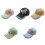 Stylish Baseball Cap With Rhinestones Butterfly Design-Ginger M 2