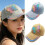 Stylish Baseball Cap With Rhinestones Butterfly Design-Ginger M 3