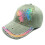 Stylish Baseball Cap With Rhinestones Butterfly Design-Ginger M 6