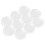 100 Pcs Small Round Transparent Plastic Coin Capsules Box 20mm 3