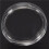 100 Pcs Small Round Transparent Plastic Coin Capsules Box 20mm 10