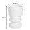 (Pure White) Hydroponic Plastic Vase, Stylish Water-saving Planter 4