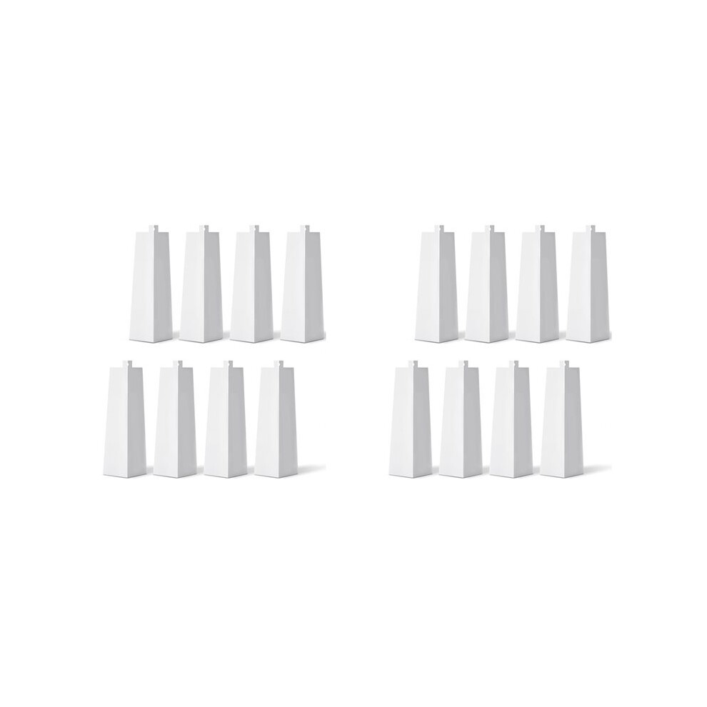 16 Pcs Aluminum Siding Corners Outside White Siding Corner Caps Smooth Siding Aluminum Corner Trim 16 Metal Nails 6031061463644