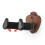 2X Väggmonterad Gitarrhängare Hållare Valnötskrok Ukulele Elgitarr Bas Universalfäste Justerbart Displayställ 7