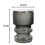 (Transparent Gray) Hydroponic Plastic Vase, Stylish Water-saving Planter 4