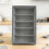 Oxfords Adjustable Compartments Gray Cutlery Storage Box With 7