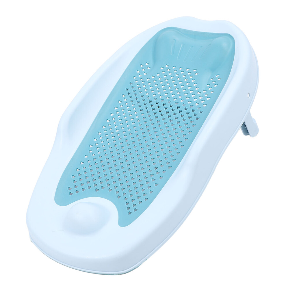 Baby Bath Support – Ergonomic Infant Bathtub, Portable, Blue
